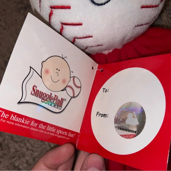 NWT MLB Washington Nationals Snuggleball Blanket - Picture 3 of 5